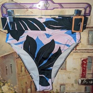 Alexander Miro belted high waisted bikini bottom